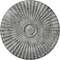 Ekena Millwork Shakuras Ceiling Medallion (For Canopies up to 5 1/2"), 29 1/2"OD x 2"P, Ultra Pure White Crackle CM30SHUWC - alternate 1